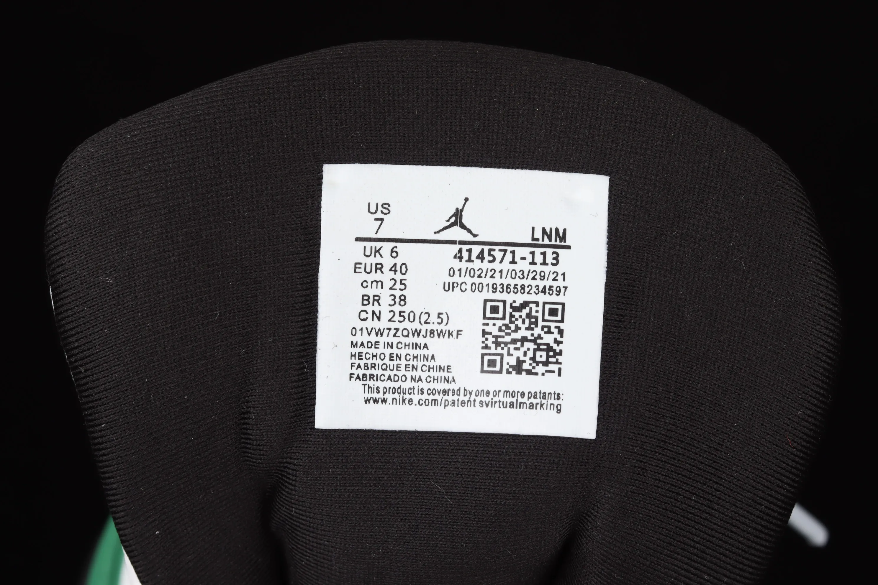 All categories Air Jordan Jordan series basketball shoes Air Jordan 13 G version Air Jordan 13 Retro AJ13 white and green 414571-113